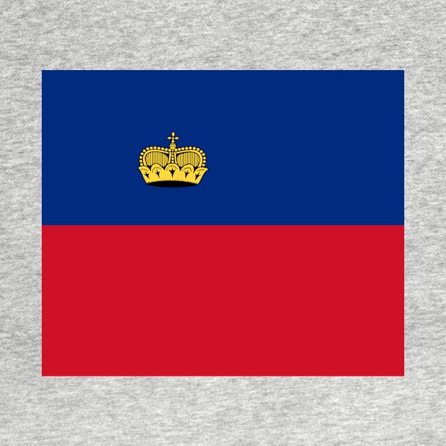 Liechtenstein flag by flag for all